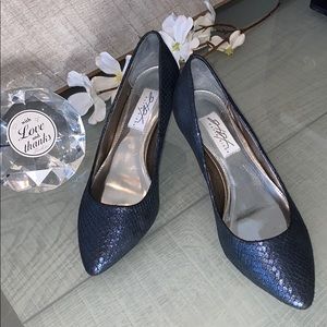 David Dixon Leather snake design shoe